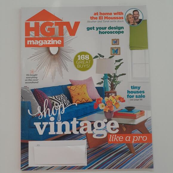 HGTV Magazine March April 2023 Shop Vintage Design Horoscope El Moussas - Picture 1 of 2